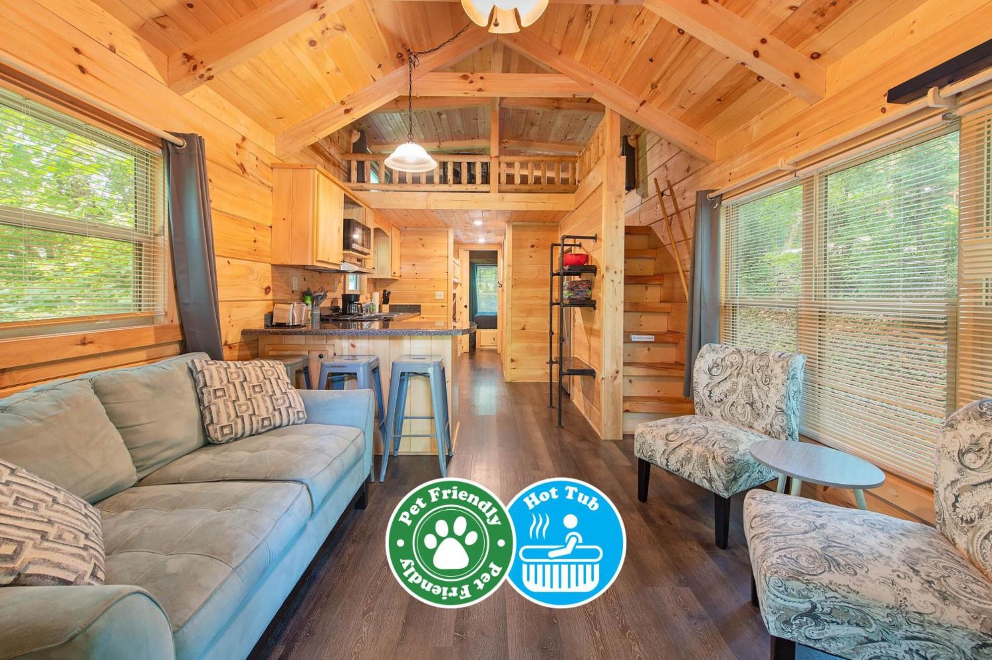 Eden Cabin Forested Tiny Home On Lookout Mtn Chattanooga Esterno foto